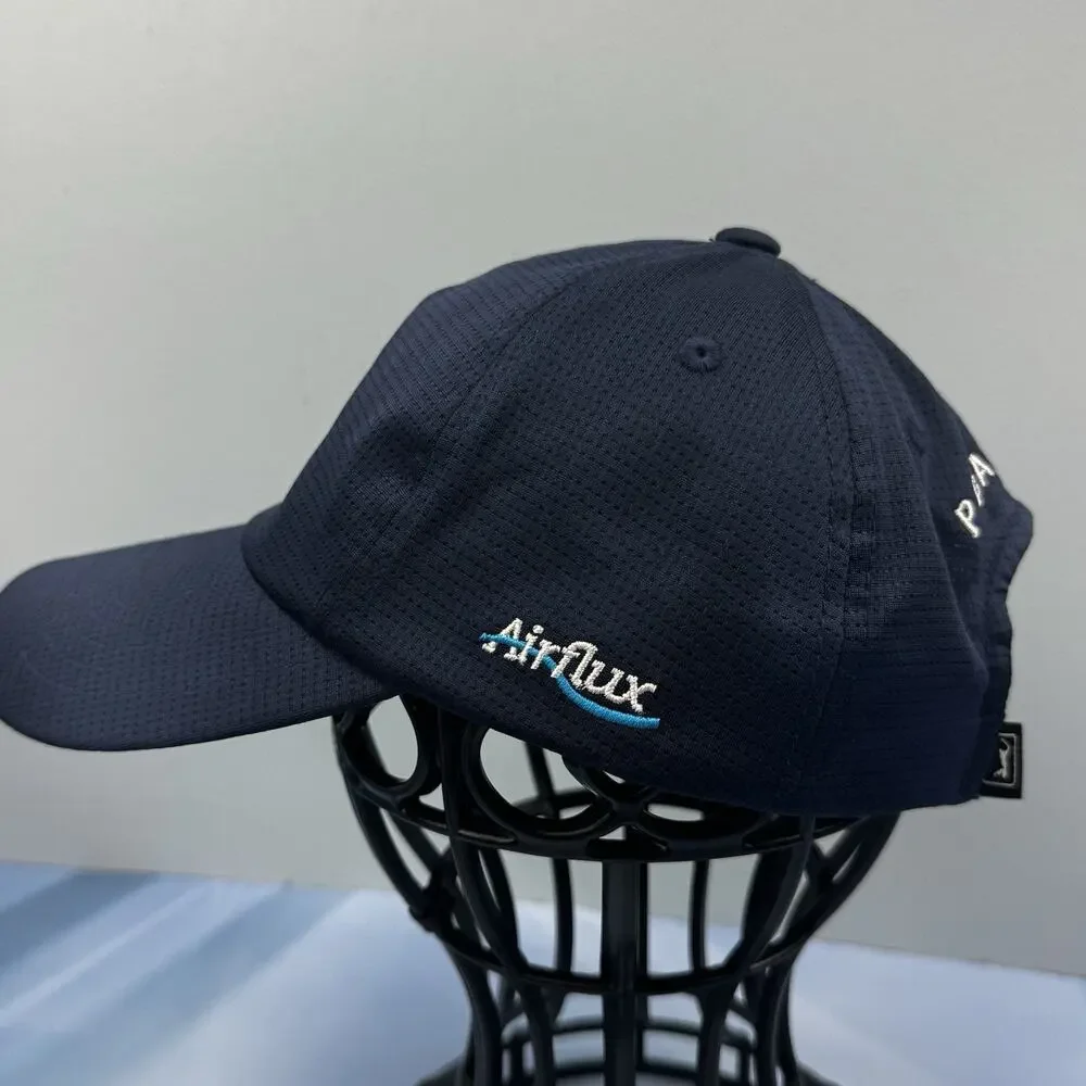 PGA Tour Golf Airflux Professional Ventilation‎ Adjustable Hat Cap Navy Blue EUC